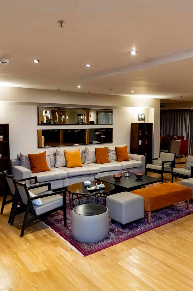 Lounge aboard the Jamila Nile Cruise Nile cruise